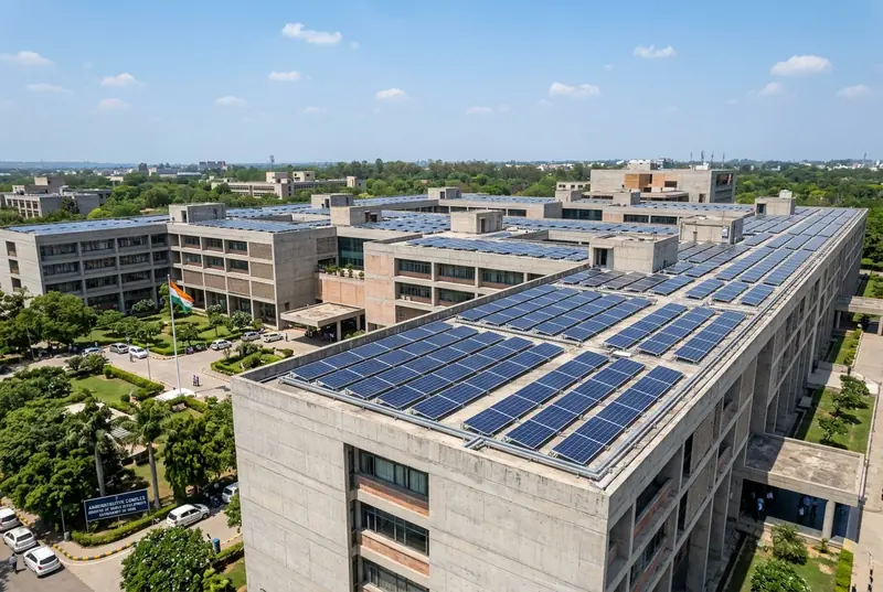 Ranchi 75 kWp Government Administrative Complex Solar Plant